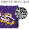 image:imageYouTheFan OfficiallyLicensed NCAA Set of 4 Cornhole Bags  All Weather Regulation 6 x 6 Size  16oz Weight  Designed in USALSU Tigers  Purple