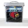 image:imageYouTheFan OfficiallyLicensed NCAA Set of 4 Cornhole Bags  All Weather Regulation 6 x 6 Size  16oz Weight  Designed in USALouisville Cardinals  Black