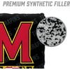 image:imageYouTheFan OfficiallyLicensed NCAA Set of 4 Cornhole Bags  All Weather Regulation 6 x 6 Size  16oz Weight  Designed in USAMaryland Terrapins  Black
