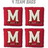 image:imageYouTheFan OfficiallyLicensed NCAA Set of 4 Cornhole Bags  All Weather Regulation 6 x 6 Size  16oz Weight  Designed in USAMaryland Terrapins  Red