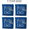 image:imageYouTheFan OfficiallyLicensed NCAA Set of 4 Cornhole Bags  All Weather Regulation 6 x 6 Size  16oz Weight  Designed in USAMemphis Tigers  Blue