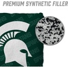 image:imageYouTheFan OfficiallyLicensed NCAA Set of 4 Cornhole Bags  All Weather Regulation 6 x 6 Size  16oz Weight  Designed in USAMichigan State Spartans  Green