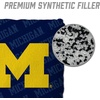 image:imageYouTheFan OfficiallyLicensed NCAA Set of 4 Cornhole Bags  All Weather Regulation 6 x 6 Size  16oz Weight  Designed in USAMichigan Wolverines  Blue