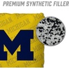 image:imageYouTheFan OfficiallyLicensed NCAA Set of 4 Cornhole Bags  All Weather Regulation 6 x 6 Size  16oz Weight  Designed in USAMichigan Wolverines  Yellow