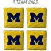 image:imageYouTheFan OfficiallyLicensed NCAA Set of 4 Cornhole Bags  All Weather Regulation 6 x 6 Size  16oz Weight  Designed in USAMichigan Wolverines  Yellow
