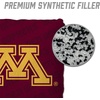image:imageYouTheFan OfficiallyLicensed NCAA Set of 4 Cornhole Bags  All Weather Regulation 6 x 6 Size  16oz Weight  Designed in USAMinnesota Golden Gophers  Maroon