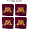 image:imageYouTheFan OfficiallyLicensed NCAA Set of 4 Cornhole Bags  All Weather Regulation 6 x 6 Size  16oz Weight  Designed in USAMinnesota Golden Gophers  Maroon
