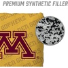 image:imageYouTheFan OfficiallyLicensed NCAA Set of 4 Cornhole Bags  All Weather Regulation 6 x 6 Size  16oz Weight  Designed in USAMinnesota Golden Gophers  Yellow