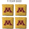 image:imageYouTheFan OfficiallyLicensed NCAA Set of 4 Cornhole Bags  All Weather Regulation 6 x 6 Size  16oz Weight  Designed in USAMinnesota Golden Gophers  Yellow