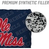 image:imageYouTheFan OfficiallyLicensed NCAA Set of 4 Cornhole Bags  All Weather Regulation 6 x 6 Size  16oz Weight  Designed in USAMississippi Rebels  Blue
