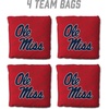 image:imageYouTheFan OfficiallyLicensed NCAA Set of 4 Cornhole Bags  All Weather Regulation 6 x 6 Size  16oz Weight  Designed in USAMississippi Rebels  Red