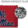 image:imageYouTheFan OfficiallyLicensed NCAA Set of 4 Cornhole Bags  All Weather Regulation 6 x 6 Size  16oz Weight  Designed in USAMississippi Rebels  Red