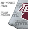 image:imageYouTheFan OfficiallyLicensed NCAA Set of 4 Cornhole Bags  All Weather Regulation 6 x 6 Size  16oz Weight  Designed in USAMississippi State Bulldogs  Grey