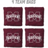 image:imageYouTheFan OfficiallyLicensed NCAA Set of 4 Cornhole Bags  All Weather Regulation 6 x 6 Size  16oz Weight  Designed in USAMississippi State Bulldogs  Maroon