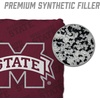 image:imageYouTheFan OfficiallyLicensed NCAA Set of 4 Cornhole Bags  All Weather Regulation 6 x 6 Size  16oz Weight  Designed in USAMississippi State Bulldogs  Maroon