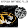image:imageYouTheFan OfficiallyLicensed NCAA Set of 4 Cornhole Bags  All Weather Regulation 6 x 6 Size  16oz Weight  Designed in USAMissouri Tigers  Black