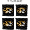 image:imageYouTheFan OfficiallyLicensed NCAA Set of 4 Cornhole Bags  All Weather Regulation 6 x 6 Size  16oz Weight  Designed in USAMissouri Tigers  Black