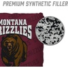 image:imageYouTheFan OfficiallyLicensed NCAA Set of 4 Cornhole Bags  All Weather Regulation 6 x 6 Size  16oz Weight  Designed in USAMontana Grizzlies  Maroon