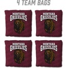 image:imageYouTheFan OfficiallyLicensed NCAA Set of 4 Cornhole Bags  All Weather Regulation 6 x 6 Size  16oz Weight  Designed in USAMontana Grizzlies  Maroon