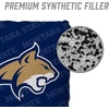 image:imageYouTheFan OfficiallyLicensed NCAA Set of 4 Cornhole Bags  All Weather Regulation 6 x 6 Size  16oz Weight  Designed in USAMontana State Bobcats  Blue