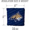 image:imageYouTheFan OfficiallyLicensed NCAA Set of 4 Cornhole Bags  All Weather Regulation 6 x 6 Size  16oz Weight  Designed in USAMontana State Bobcats  Blue