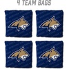 image:imageYouTheFan OfficiallyLicensed NCAA Set of 4 Cornhole Bags  All Weather Regulation 6 x 6 Size  16oz Weight  Designed in USAMontana State Bobcats  Blue