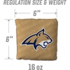 image:imageYouTheFan OfficiallyLicensed NCAA Set of 4 Cornhole Bags  All Weather Regulation 6 x 6 Size  16oz Weight  Designed in USAMontana State Bobcats  Gold