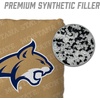 image:imageYouTheFan OfficiallyLicensed NCAA Set of 4 Cornhole Bags  All Weather Regulation 6 x 6 Size  16oz Weight  Designed in USAMontana State Bobcats  Gold