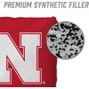 image:imageYouTheFan OfficiallyLicensed NCAA Set of 4 Cornhole Bags  All Weather Regulation 6 x 6 Size  16oz Weight  Designed in USANebraska Cornhuskers  Red