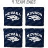 image:imageYouTheFan OfficiallyLicensed NCAA Set of 4 Cornhole Bags  All Weather Regulation 6 x 6 Size  16oz Weight  Designed in USANevada Wolf Pack  Blue