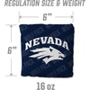 image:imageYouTheFan OfficiallyLicensed NCAA Set of 4 Cornhole Bags  All Weather Regulation 6 x 6 Size  16oz Weight  Designed in USANevada Wolf Pack  Blue