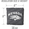 image:imageYouTheFan OfficiallyLicensed NCAA Set of 4 Cornhole Bags  All Weather Regulation 6 x 6 Size  16oz Weight  Designed in USANevada Wolf Pack  Grey