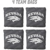 image:imageYouTheFan OfficiallyLicensed NCAA Set of 4 Cornhole Bags  All Weather Regulation 6 x 6 Size  16oz Weight  Designed in USANevada Wolf Pack  Grey