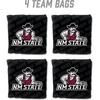 image:imageYouTheFan OfficiallyLicensed NCAA Set of 4 Cornhole Bags  All Weather Regulation 6 x 6 Size  16oz Weight  Designed in USANew Mexico St  Black