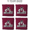 image:imageYouTheFan OfficiallyLicensed NCAA Set of 4 Cornhole Bags  All Weather Regulation 6 x 6 Size  16oz Weight  Designed in USANew Mexico St  Maroon