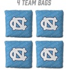 image:imageYouTheFan OfficiallyLicensed NCAA Set of 4 Cornhole Bags  All Weather Regulation 6 x 6 Size  16oz Weight  Designed in USANorth Carolina Tar Heels  Blue