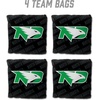 image:imageYouTheFan OfficiallyLicensed NCAA Set of 4 Cornhole Bags  All Weather Regulation 6 x 6 Size  16oz Weight  Designed in USANorth Dakota Fighting Hawk  Black