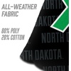 image:imageYouTheFan OfficiallyLicensed NCAA Set of 4 Cornhole Bags  All Weather Regulation 6 x 6 Size  16oz Weight  Designed in USANorth Dakota Fighting Hawk  Black