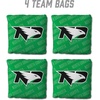 image:imageYouTheFan OfficiallyLicensed NCAA Set of 4 Cornhole Bags  All Weather Regulation 6 x 6 Size  16oz Weight  Designed in USANorth Dakota Fighting Hawk  Green