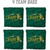 image:imageYouTheFan OfficiallyLicensed NCAA Set of 4 Cornhole Bags  All Weather Regulation 6 x 6 Size  16oz Weight  Designed in USANorth Dakota State Bison  Green