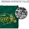 image:imageYouTheFan OfficiallyLicensed NCAA Set of 4 Cornhole Bags  All Weather Regulation 6 x 6 Size  16oz Weight  Designed in USANorth Dakota State Bison  Green