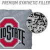 image:imageYouTheFan OfficiallyLicensed NCAA Set of 4 Cornhole Bags  All Weather Regulation 6 x 6 Size  16oz Weight  Designed in USAOhio State Buckeyes  Grey