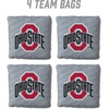 image:imageYouTheFan OfficiallyLicensed NCAA Set of 4 Cornhole Bags  All Weather Regulation 6 x 6 Size  16oz Weight  Designed in USAOhio State Buckeyes  Grey