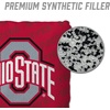 image:imageYouTheFan OfficiallyLicensed NCAA Set of 4 Cornhole Bags  All Weather Regulation 6 x 6 Size  16oz Weight  Designed in USAOhio State Buckeyes  Red