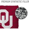 image:imageYouTheFan OfficiallyLicensed NCAA Set of 4 Cornhole Bags  All Weather Regulation 6 x 6 Size  16oz Weight  Designed in USAOklahoma Sooners  Red