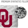 image:imageYouTheFan OfficiallyLicensed NCAA Set of 4 Cornhole Bags  All Weather Regulation 6 x 6 Size  16oz Weight  Designed in USAOklahoma Sooners  White
