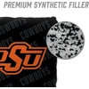 image:imageYouTheFan OfficiallyLicensed NCAA Set of 4 Cornhole Bags  All Weather Regulation 6 x 6 Size  16oz Weight  Designed in USAOklahoma State Cowboys  Black