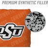 image:imageYouTheFan OfficiallyLicensed NCAA Set of 4 Cornhole Bags  All Weather Regulation 6 x 6 Size  16oz Weight  Designed in USAOklahoma State Cowboys  Orange