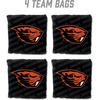 image:imageYouTheFan OfficiallyLicensed NCAA Set of 4 Cornhole Bags  All Weather Regulation 6 x 6 Size  16oz Weight  Designed in USAOregon State Beavers  Black