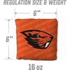 image:imageYouTheFan OfficiallyLicensed NCAA Set of 4 Cornhole Bags  All Weather Regulation 6 x 6 Size  16oz Weight  Designed in USAOregon State Beavers  Orange